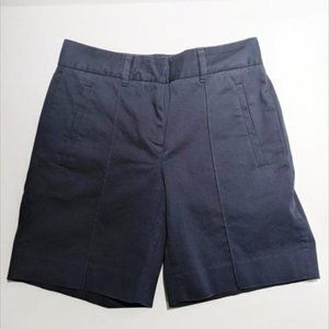 DKNY Women's Slit Pockets Bermuda Shorts, Navy